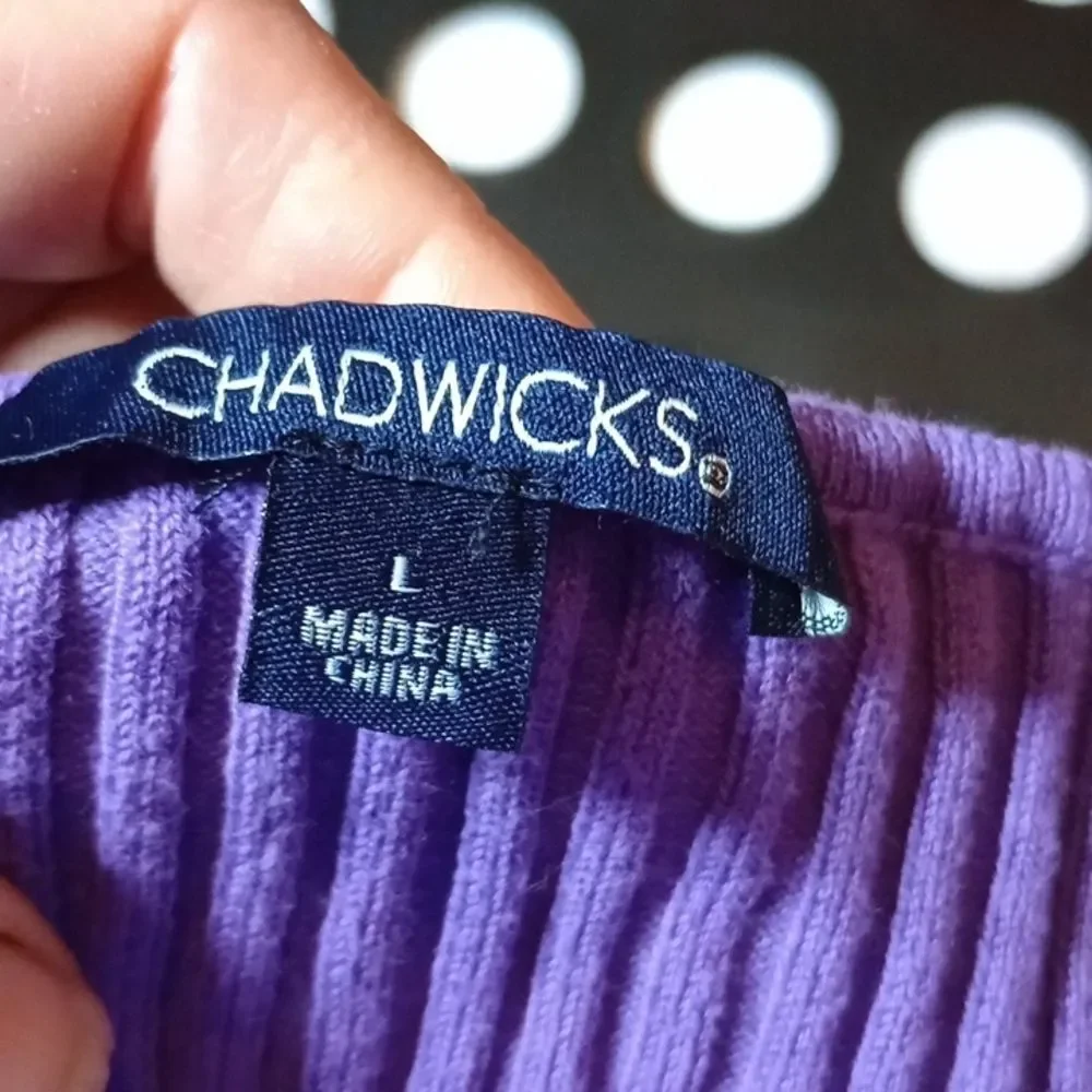 Chadwick large square neck women's sweater purple (Rox355)